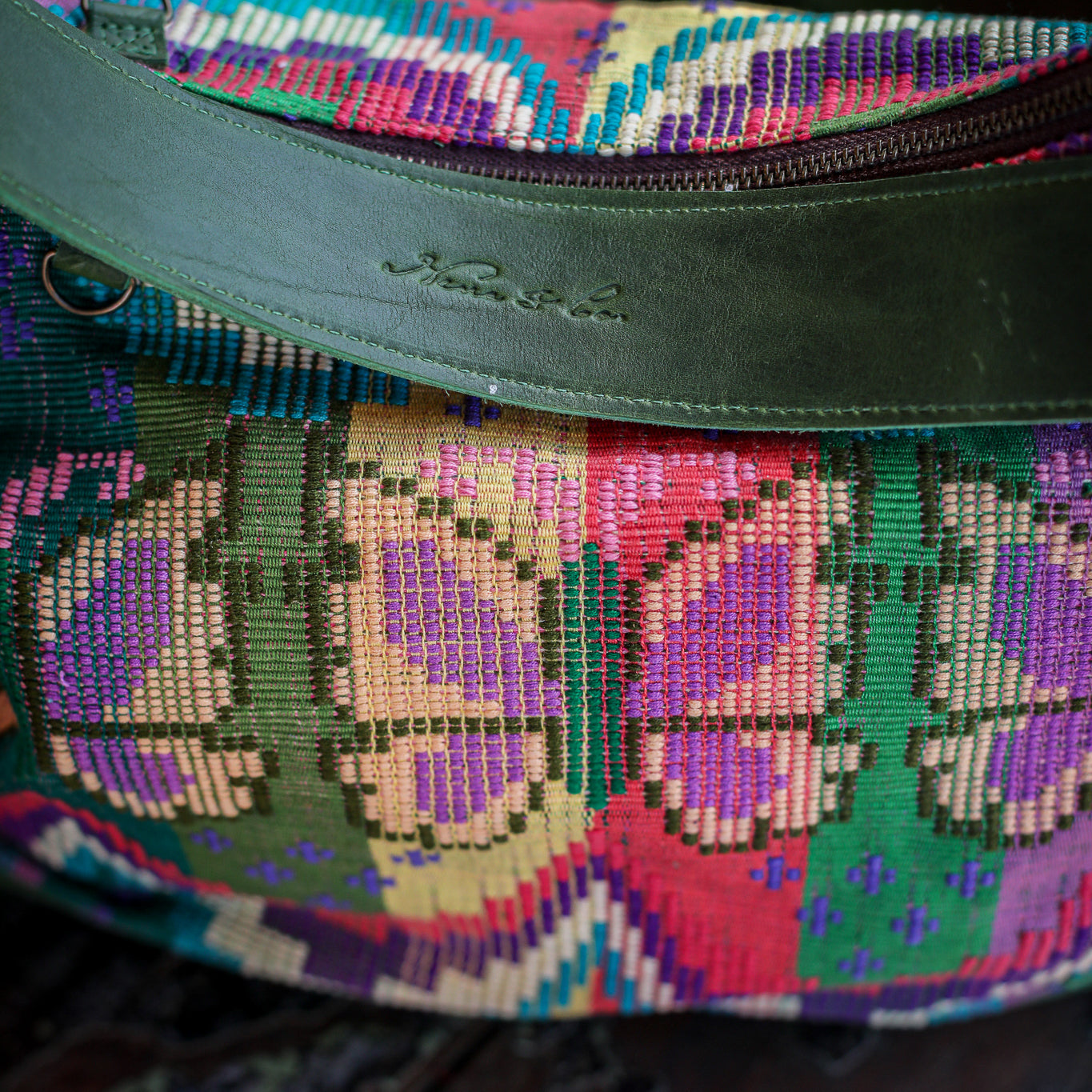 PENELOPE BAG - H&S BUTTERFLY - EMERALD - NO. 200038
