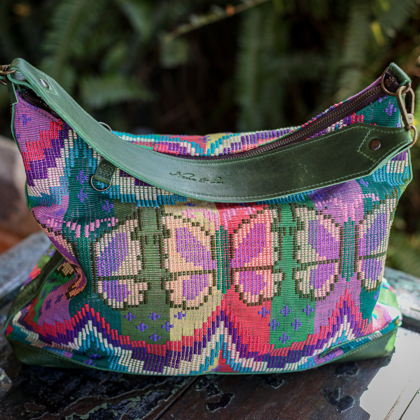 PENELOPE BAG - H&S BUTTERFLY - EMERALD - NO. 200038