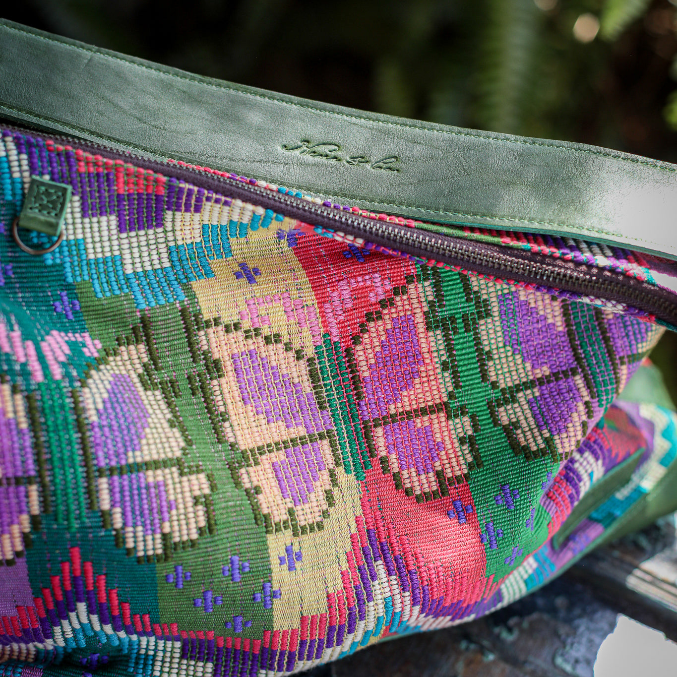 PENELOPE BAG - H&S BUTTERFLY - EMERALD - NO. 200038