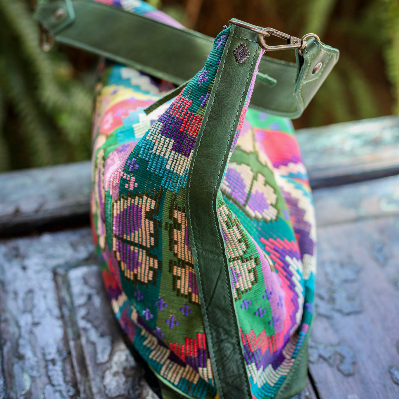 PENELOPE BAG - H&S BUTTERFLY - EMERALD - NO. 200038