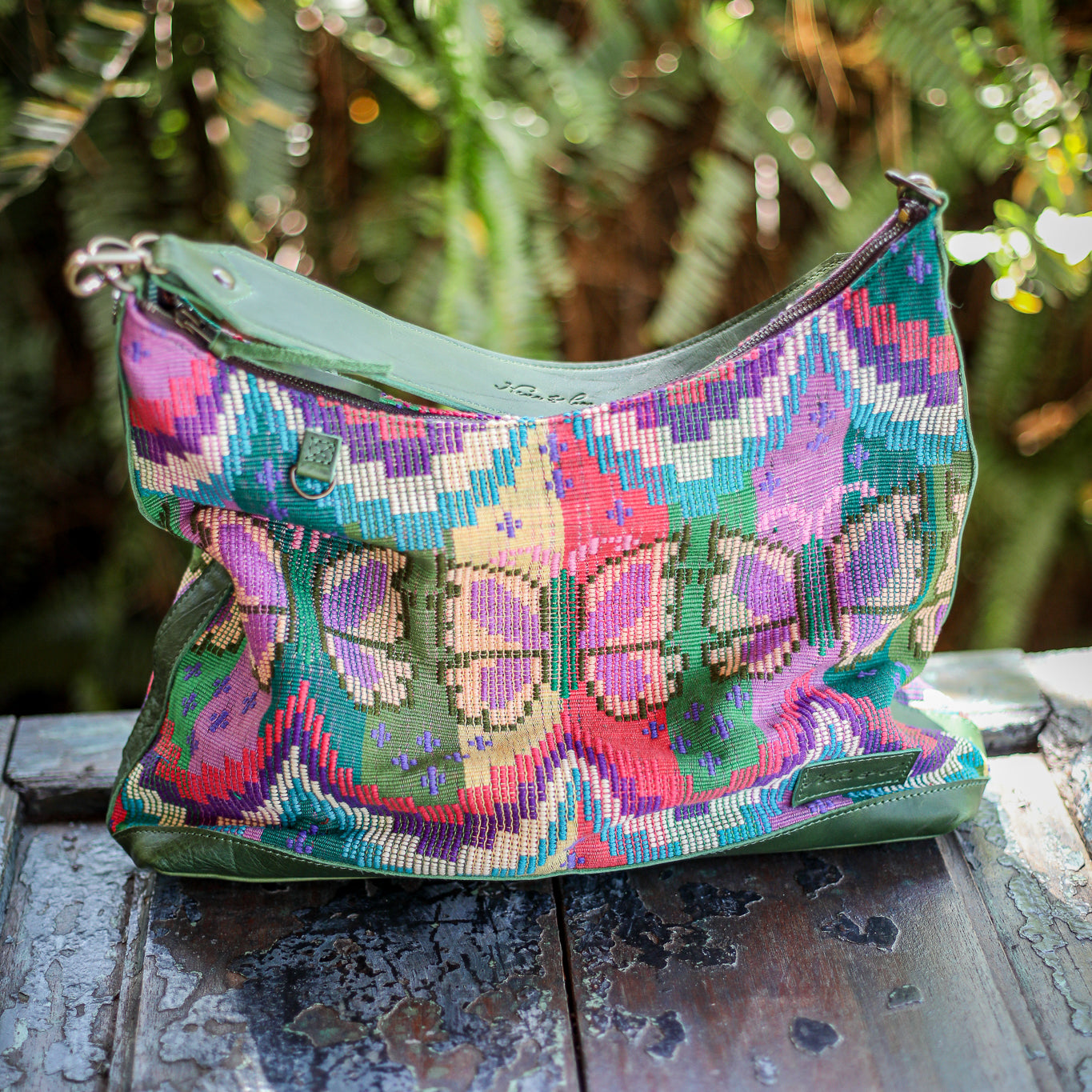 PENELOPE BAG - H&S BUTTERFLY - EMERALD - NO. 200038