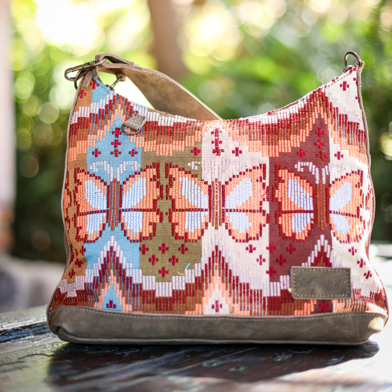 SMALL PENELOPE BAG - H&S BUTTERFLY - VERDE OLIVO - NO. 200042