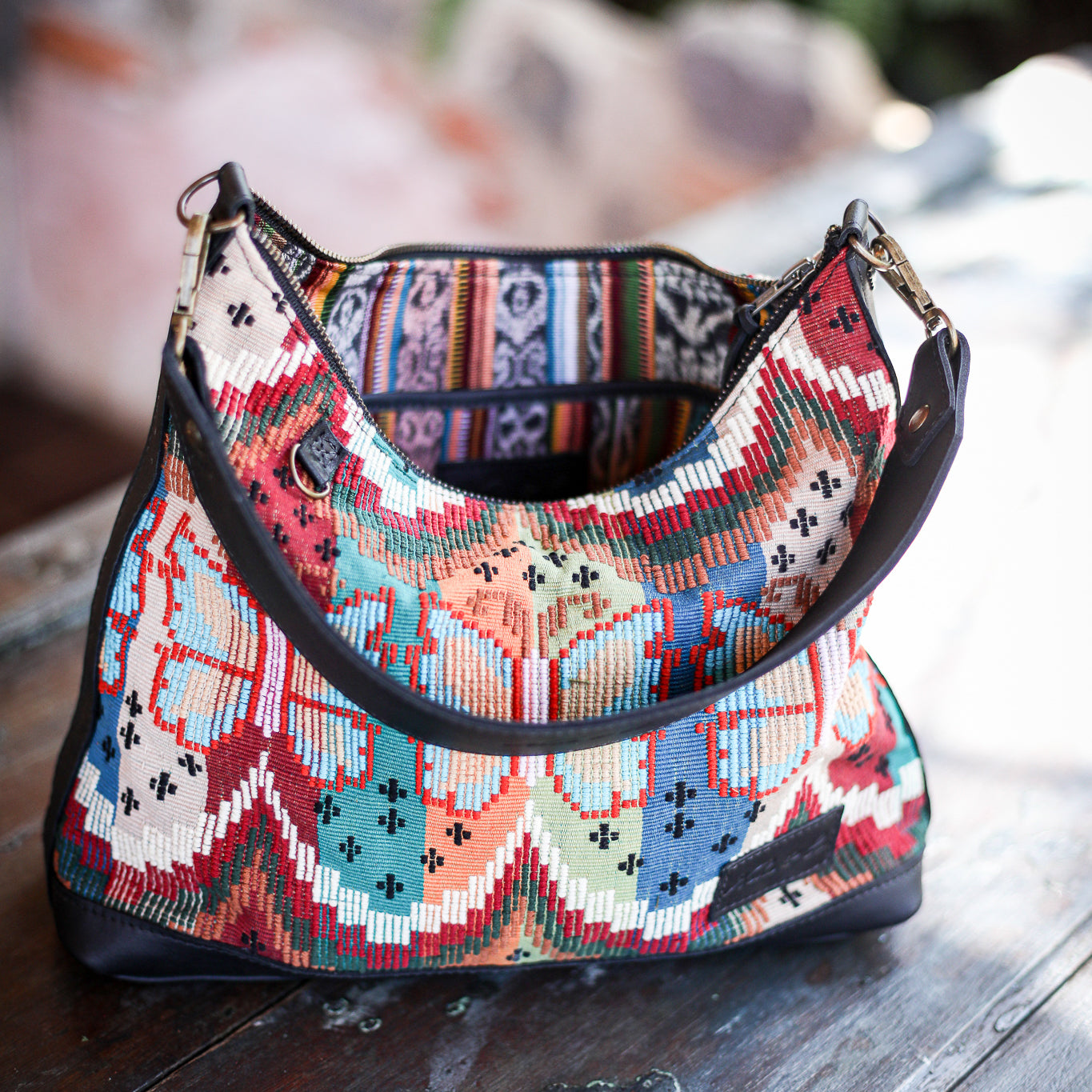 SMALL PENELOPE BAG - H&S BUTTERFLY - BLACK - NO. 200044