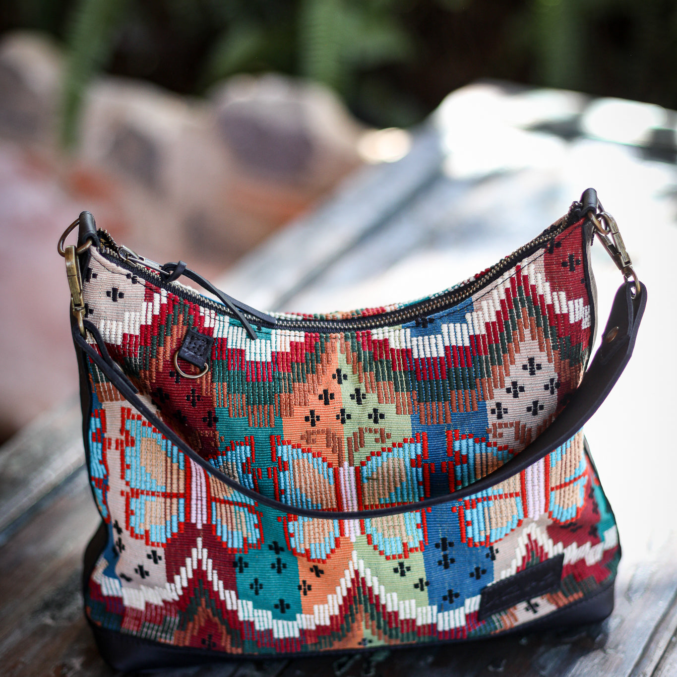 SMALL PENELOPE BAG - H&S BUTTERFLY - BLACK - NO. 200044