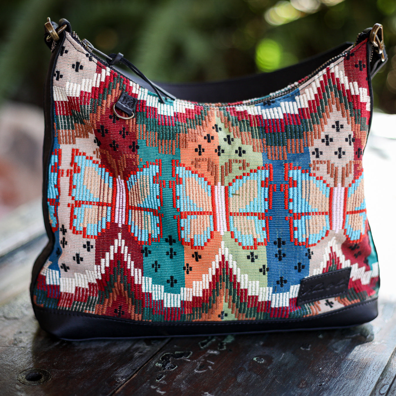 SMALL PENELOPE BAG - H&S BUTTERFLY - BLACK - NO. 200044