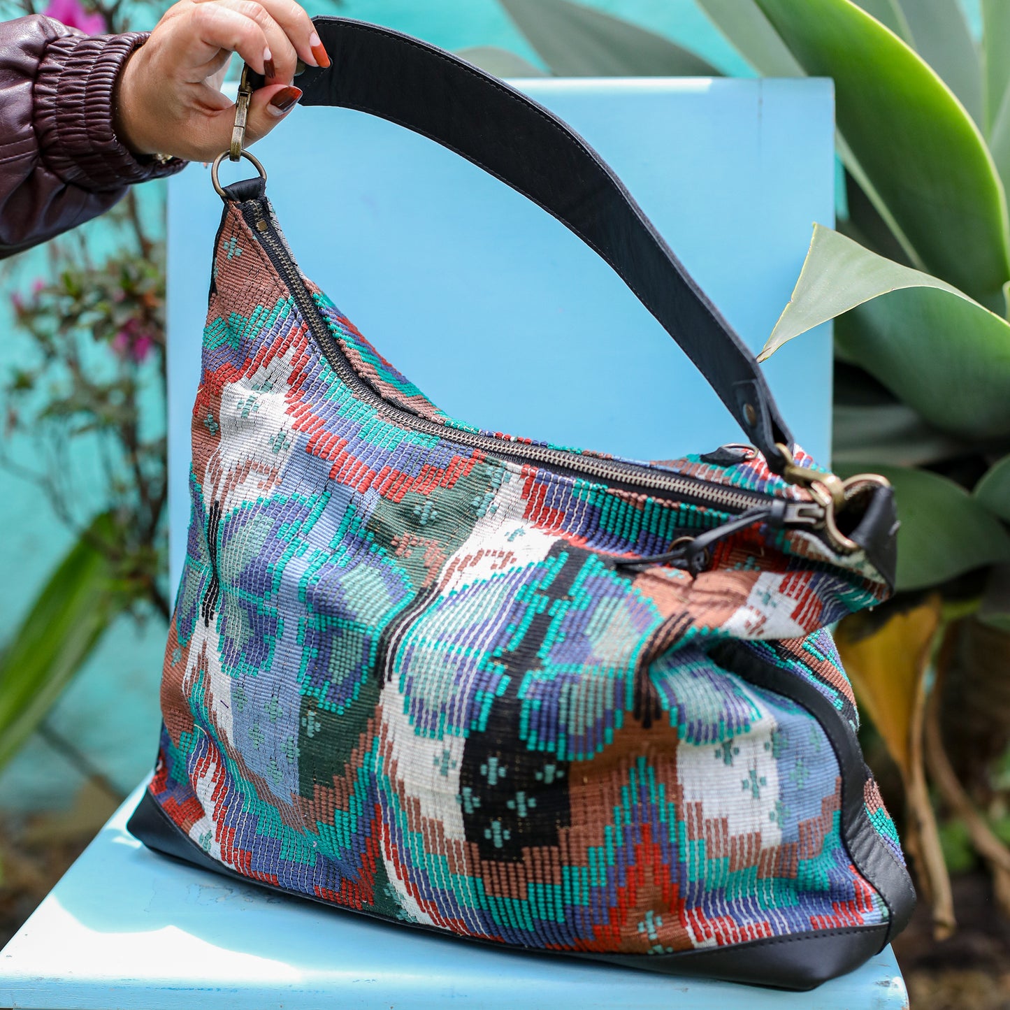 PENELOPE BAG - H&S BUTTERFLY - BLACK - NO. 200658