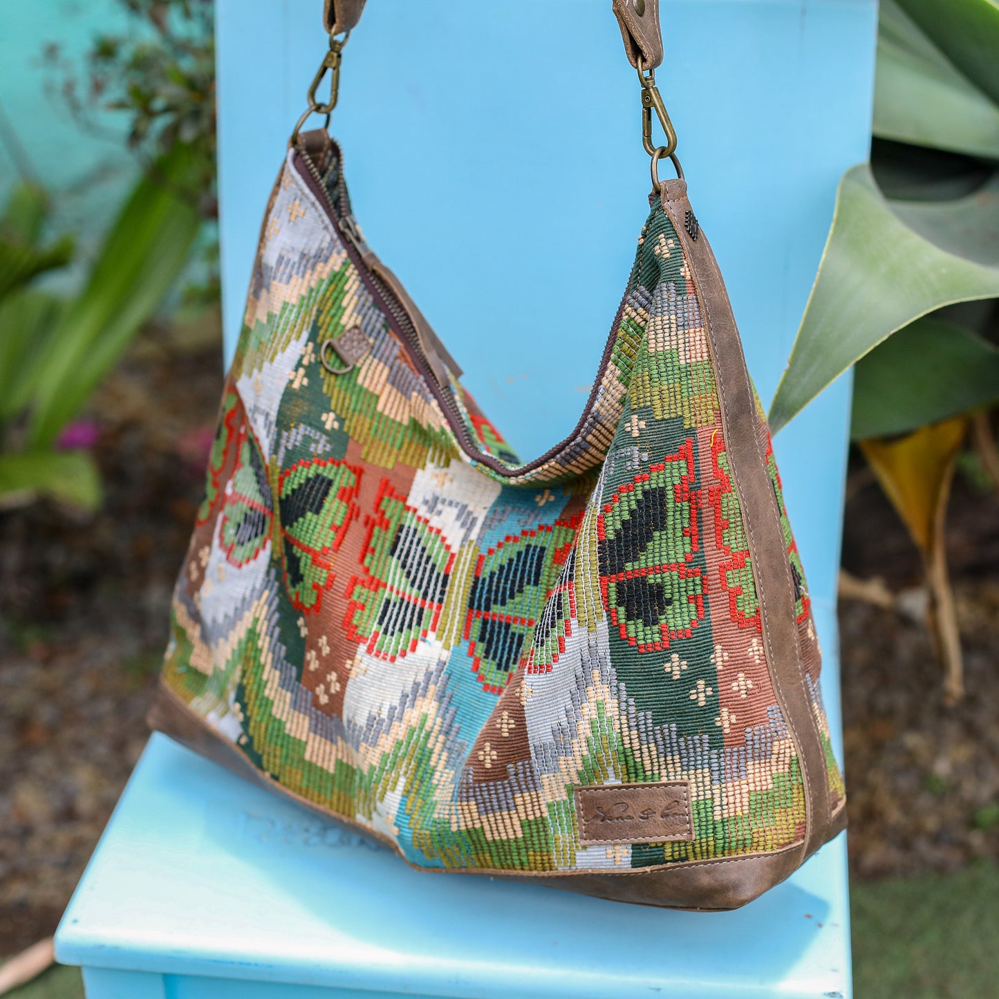 PENELOPE BAG - H&S BUTTERFLY - FOSSIL - NO. 200649