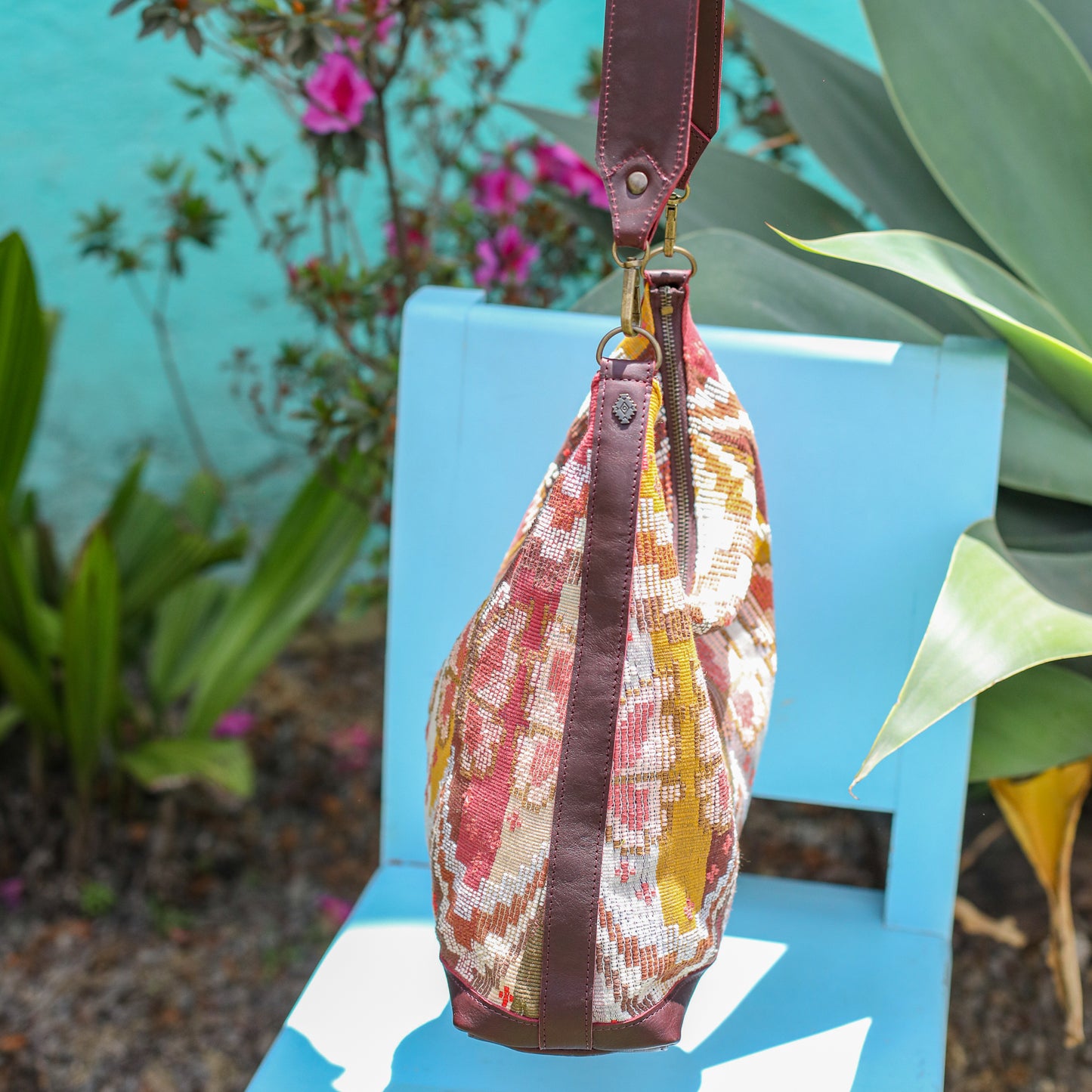 PENELOPE BAG - H&S BUTTERFLY - VINO TINTO - NO. 200655