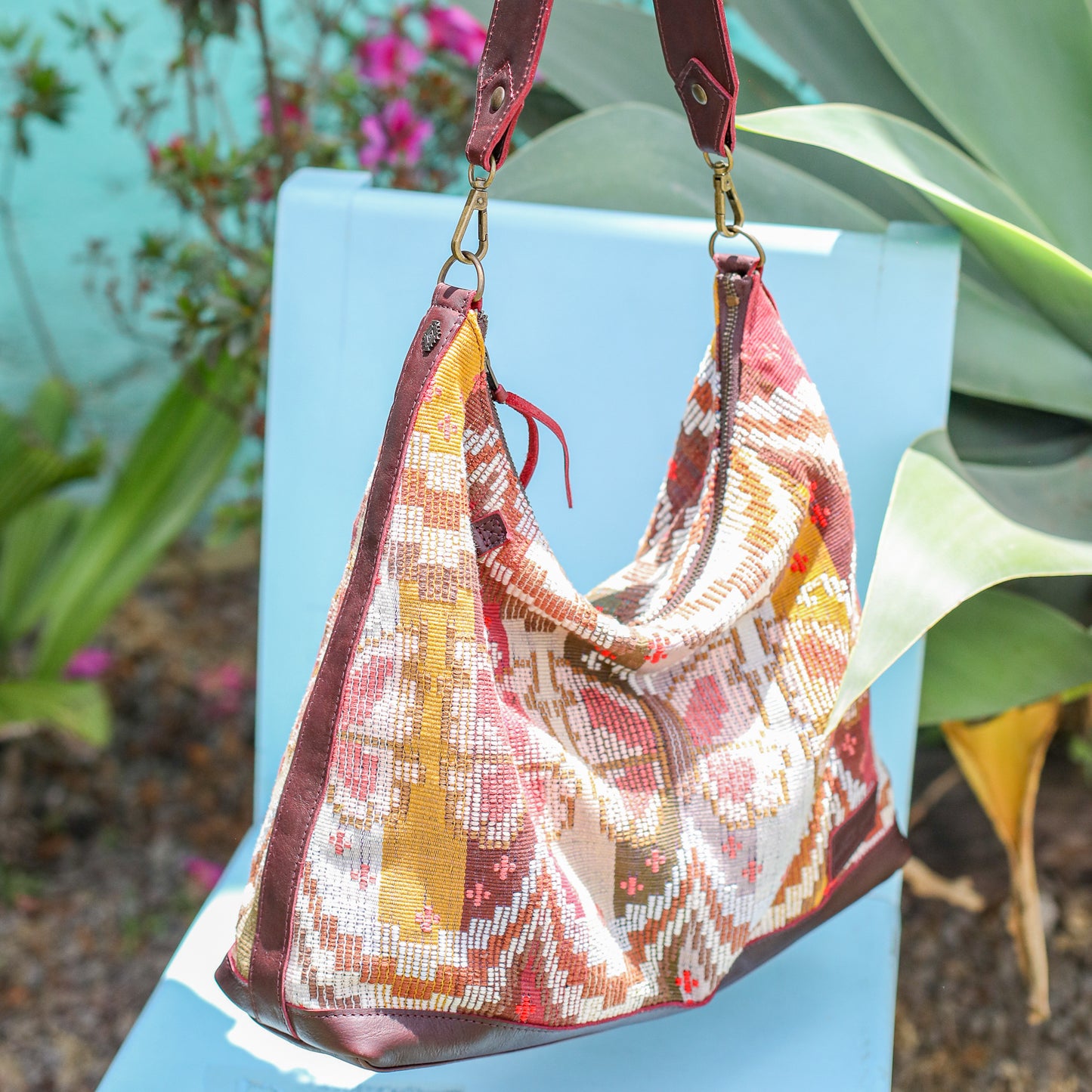 PENELOPE BAG - H&S BUTTERFLY - VINO TINTO - NO. 200655