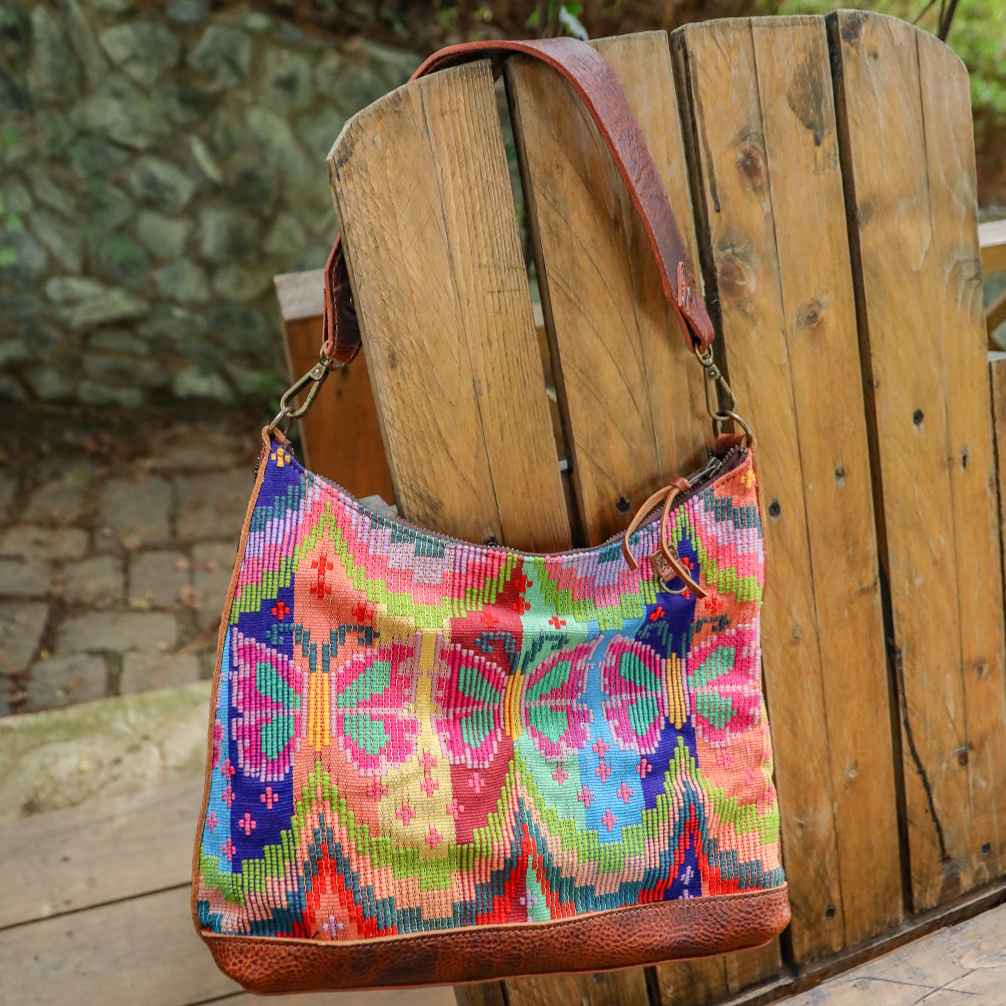 **SHIP WINDOW** SMALL PENELOPE BAG - H&S BUTTERFLY - HONEY - NO. 201862