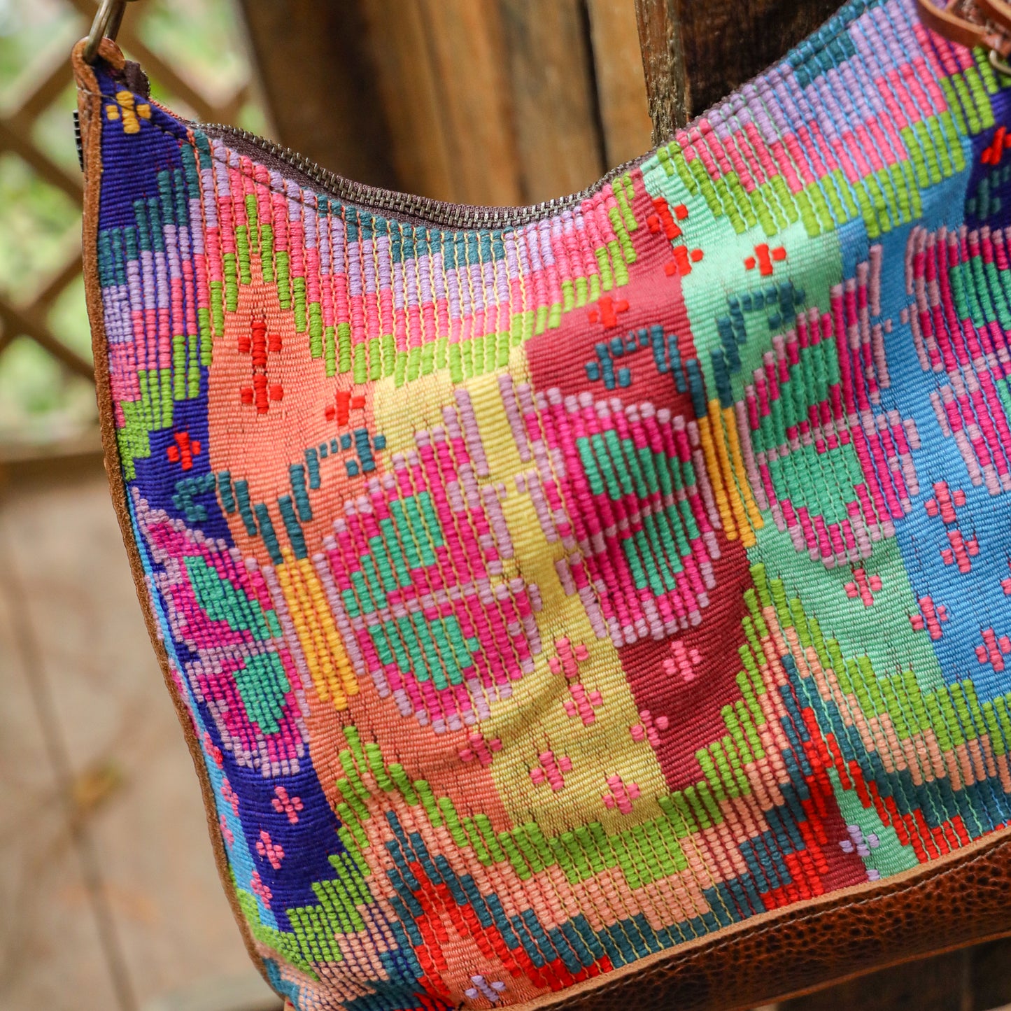 **SHIP WINDOW** SMALL PENELOPE BAG - H&S BUTTERFLY - HONEY - NO. 201862