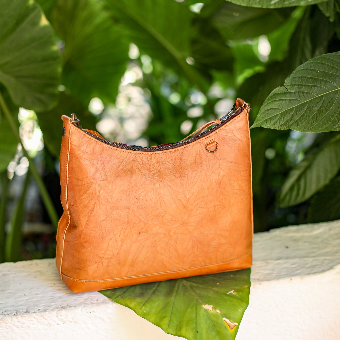 SMALL PENELOPE BAG - H&S EMBROIDERED FLORAL - DUNA AMARILLA - NO. 19863