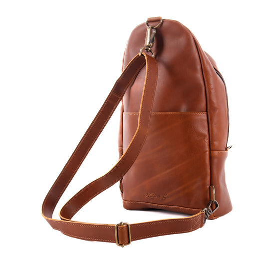 CROSSBODY SLING 2.0 - LARGE - OOAK HUIPIL - CAFE - NO. 11678