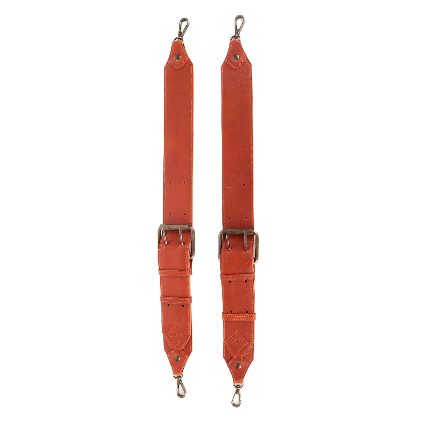 DOUBLE BUCKLE BACKPACK STRAP SET - SIENNA