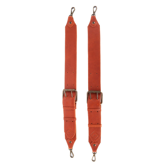 DOUBLE BUCKLE BACKPACK STRAP SET - SIENNA