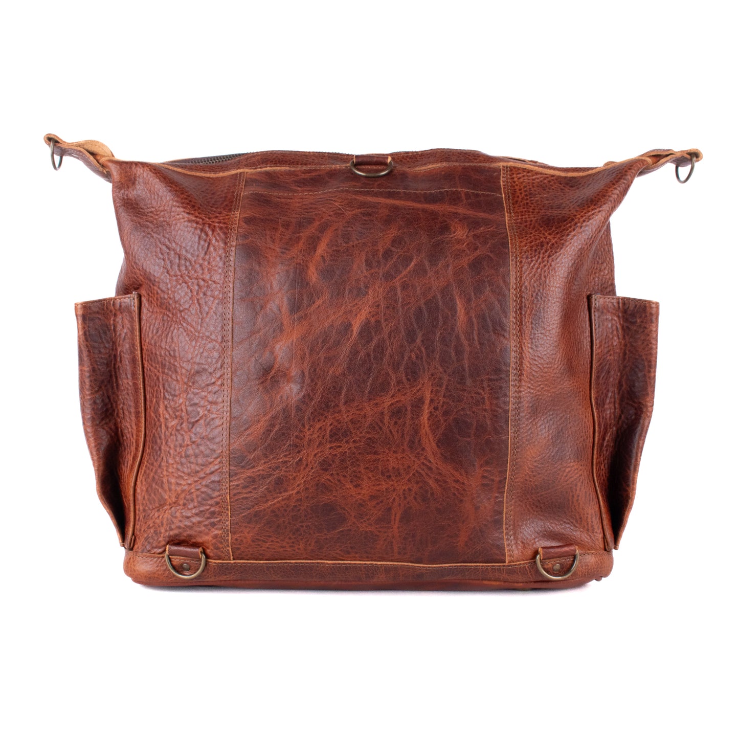 BEATRIZ CONVERTIBLE DAY BAG - FULL LEATHER - HONEY