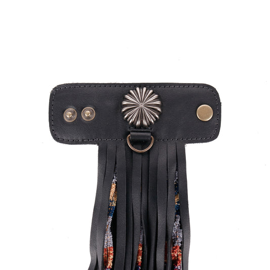 LAYERED TASSEL SET - PARACHUTE - BLACK