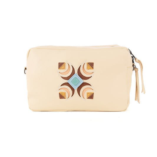 WANDER CROSSBODY BAG + STRAP SET - NENA STUDIO - FULL LEATHER - BUTTER