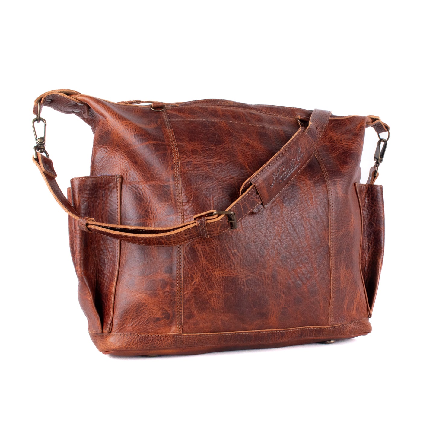BEATRIZ CONVERTIBLE DAY BAG - FULL LEATHER - HONEY