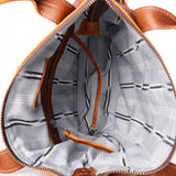 THE PERFECT BAG - POCKETLESS MINI - OOAK HUIPIL - CAFE - NO. 12493