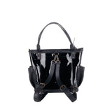 ALI'S STASH - MTPB - FULL LEATHER - PATENT BLACK - NO. A-10069