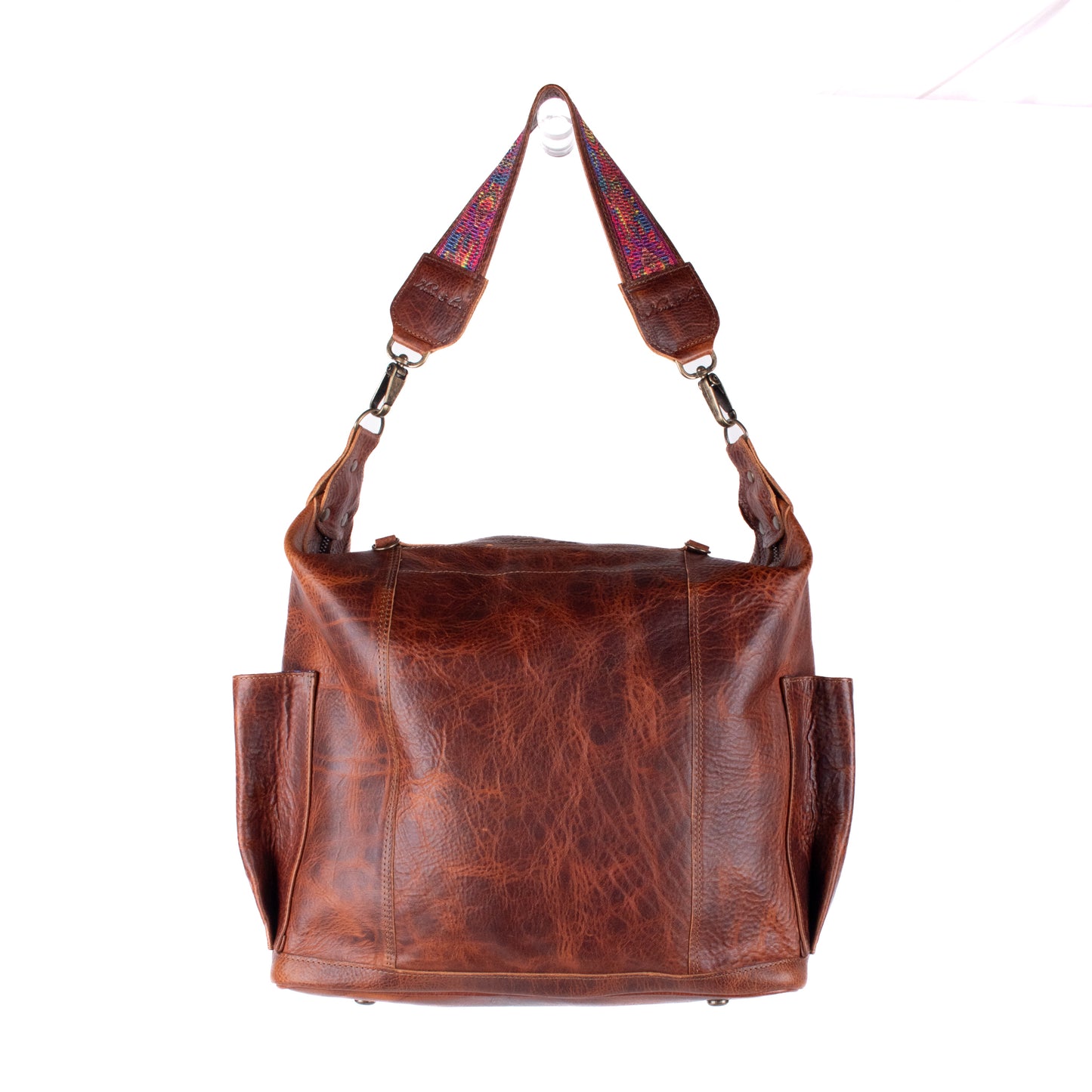 BEATRIZ CONVERTIBLE DAY BAG - FULL LEATHER - HONEY