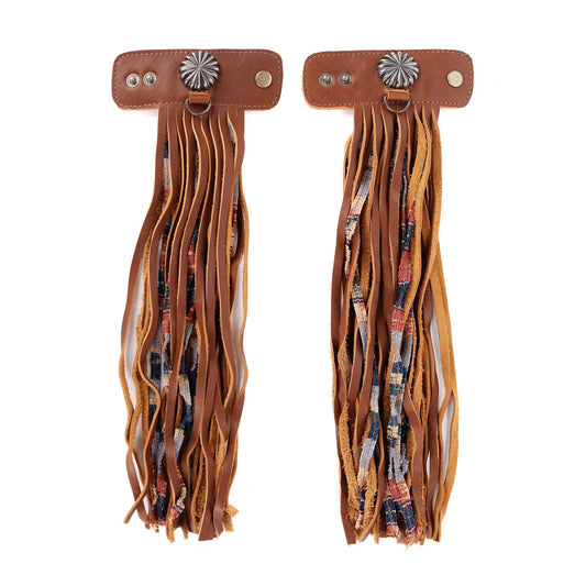 LAYERED TASSEL SET - PARACHUTE - CAFE