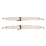 DOUBLE BUCKLE BACKPACK STRAP SET - BONE