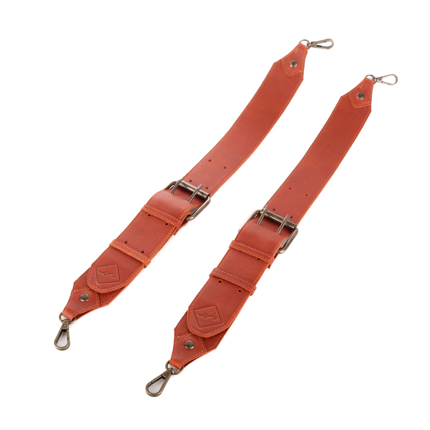 DOUBLE BUCKLE BACKPACK STRAP SET - SIENNA