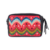 WANDER CROSSBODY SET - H&S BEADED PANEL - JAVANA - BLACK