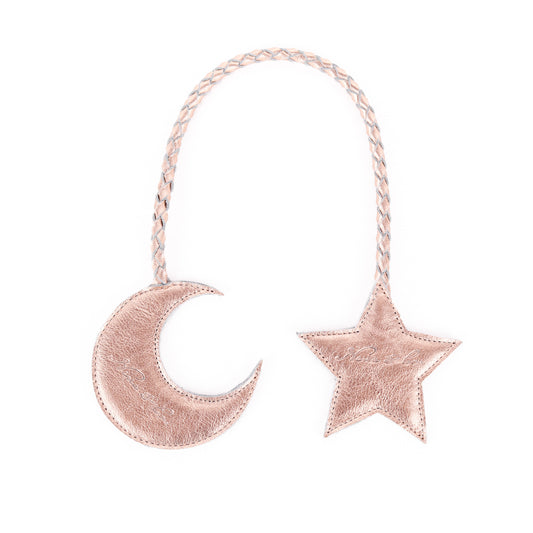 MOON & STAR TASSEL - METALLIC BRASS