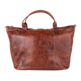 UPDATED WEEKENDER - FULL LEATHER - HONEY