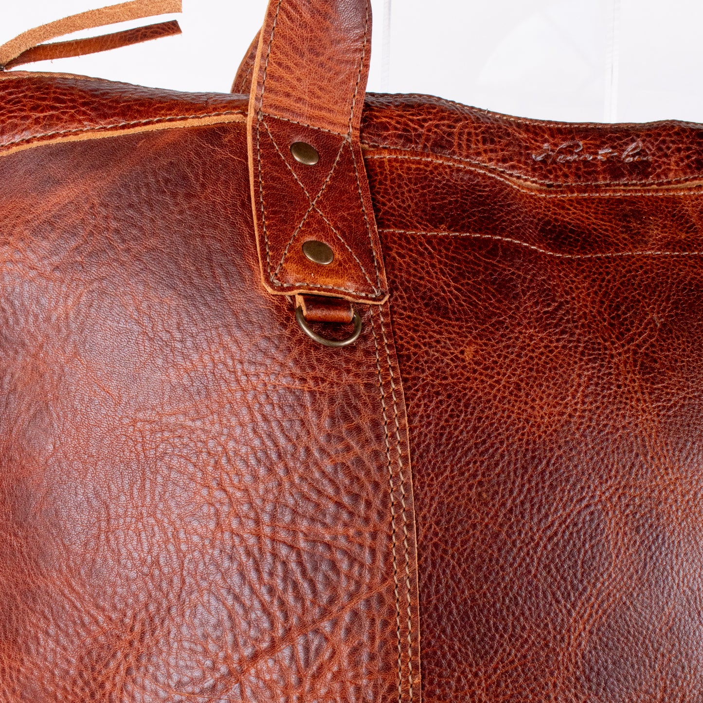 PERFECT OVERNIGHTER - FULL LEATHER - HONEY