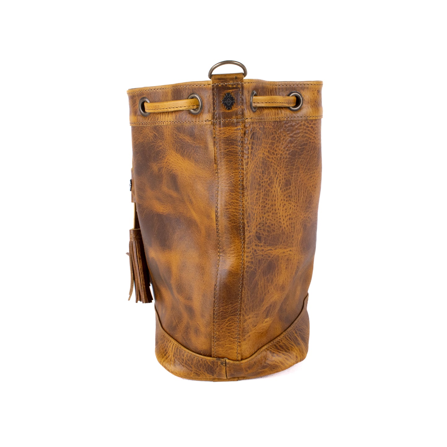 DRAWSTRING BUCKET BAG - FULL LEATHER - WRANGLER