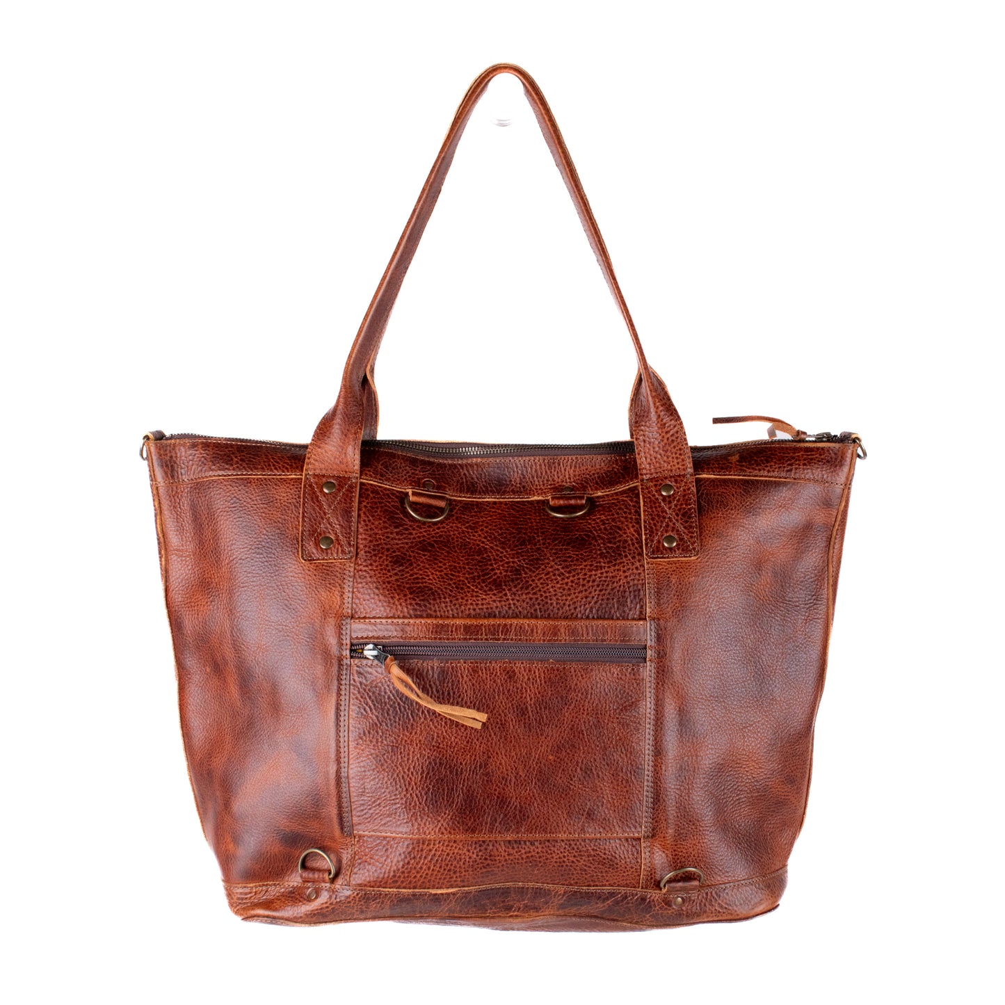 PERFECT OVERNIGHTER - FULL LEATHER - HONEY