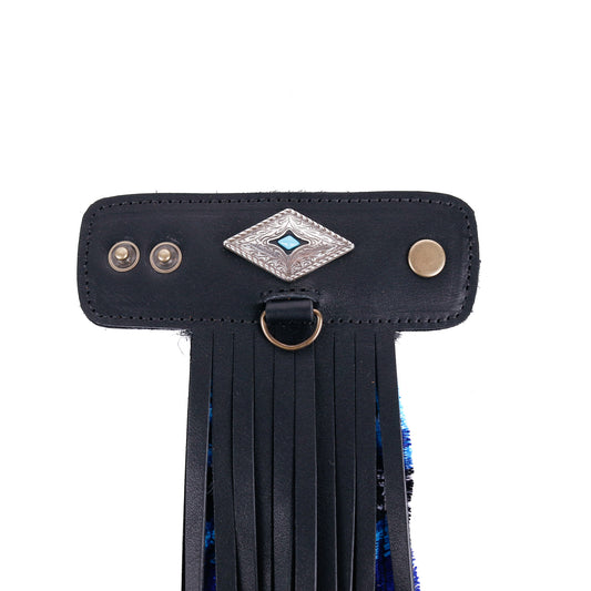 LAYERED TASSEL SET - DIAMOND - BLACK