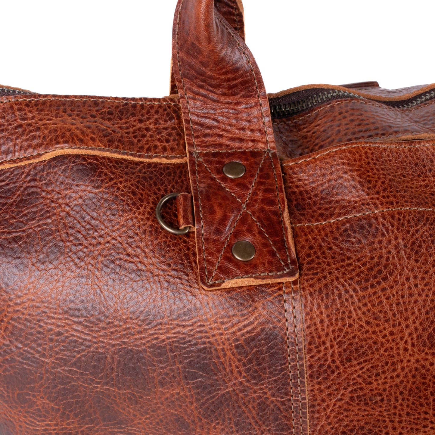 UPDATED PERFECT WEEKENDER - FULL LEATHER - HONEY