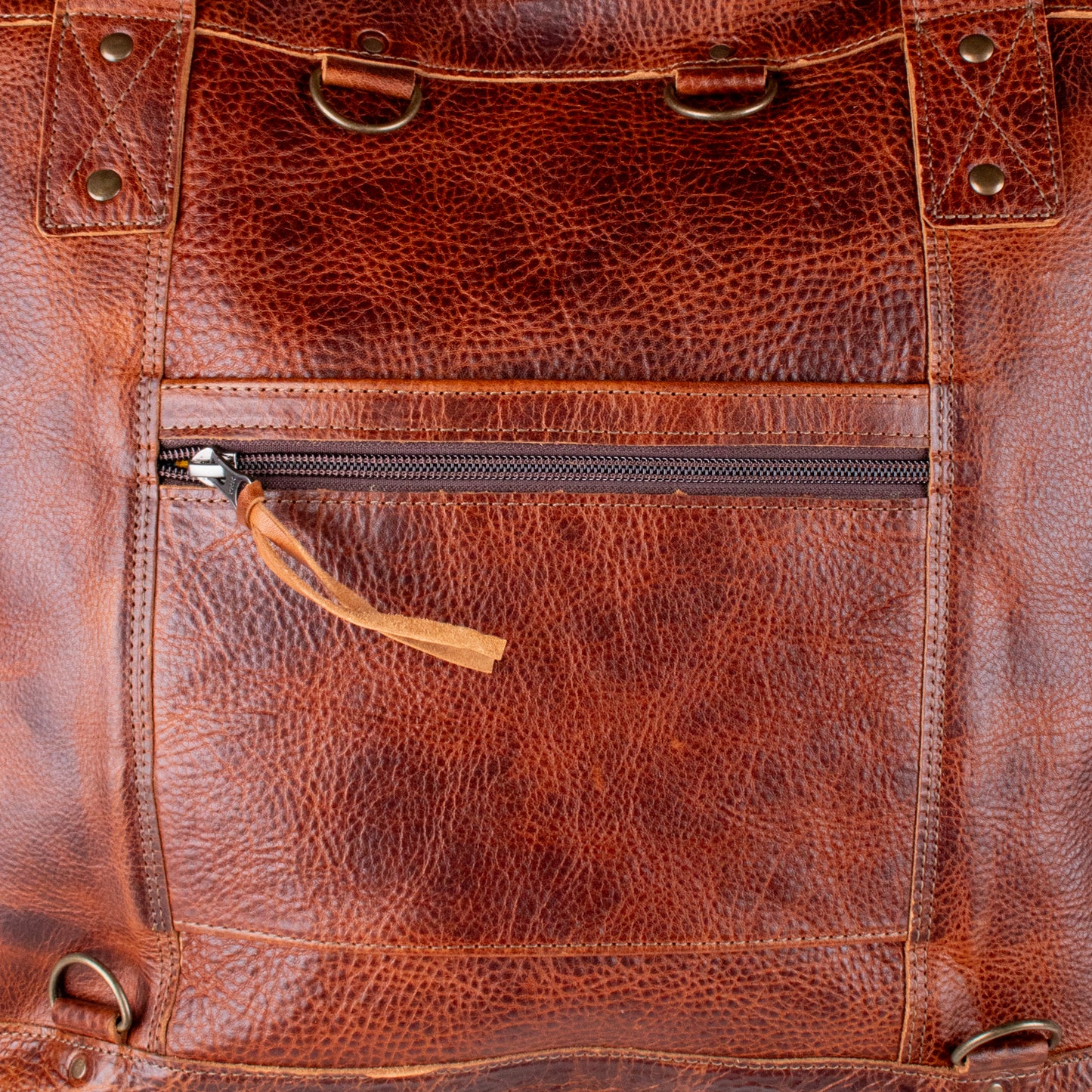 PERFECT OVERNIGHTER - FULL LEATHER - HONEY