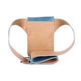 HIP SATCHEL - FULL LEATHER - CERULEAN