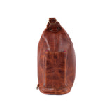 MEDIUM BEATRIZ CONVERTIBLE DAY BAG - FULL LEATHER - HONEY