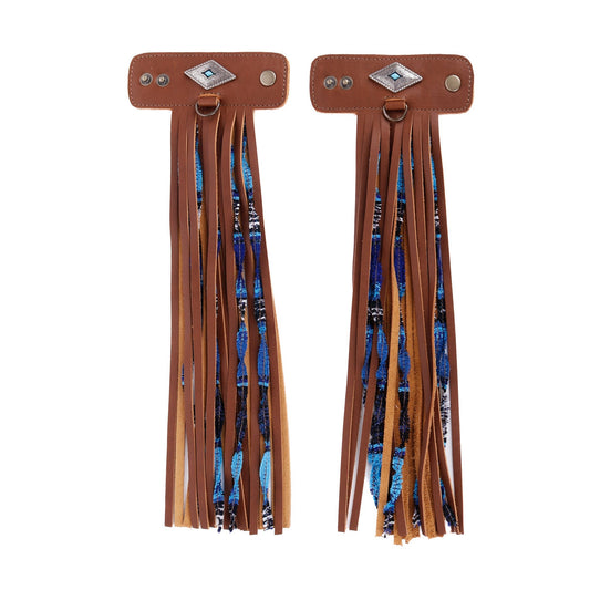 LAYERED TASSEL SET - DIAMOND - CAFE