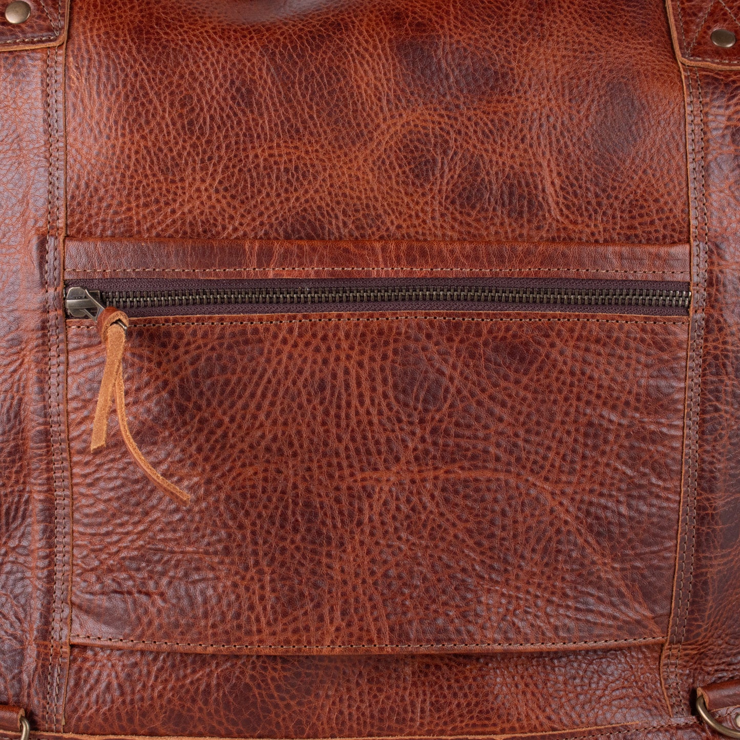 UPDATED PERFECT WEEKENDER - FULL LEATHER - HONEY
