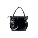 ALI'S STASH - MTPB - FULL LEATHER - PATENT BLACK - NO. A-10069