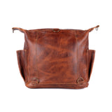 MEDIUM BEATRIZ CONVERTIBLE DAY BAG - FULL LEATHER - HONEY