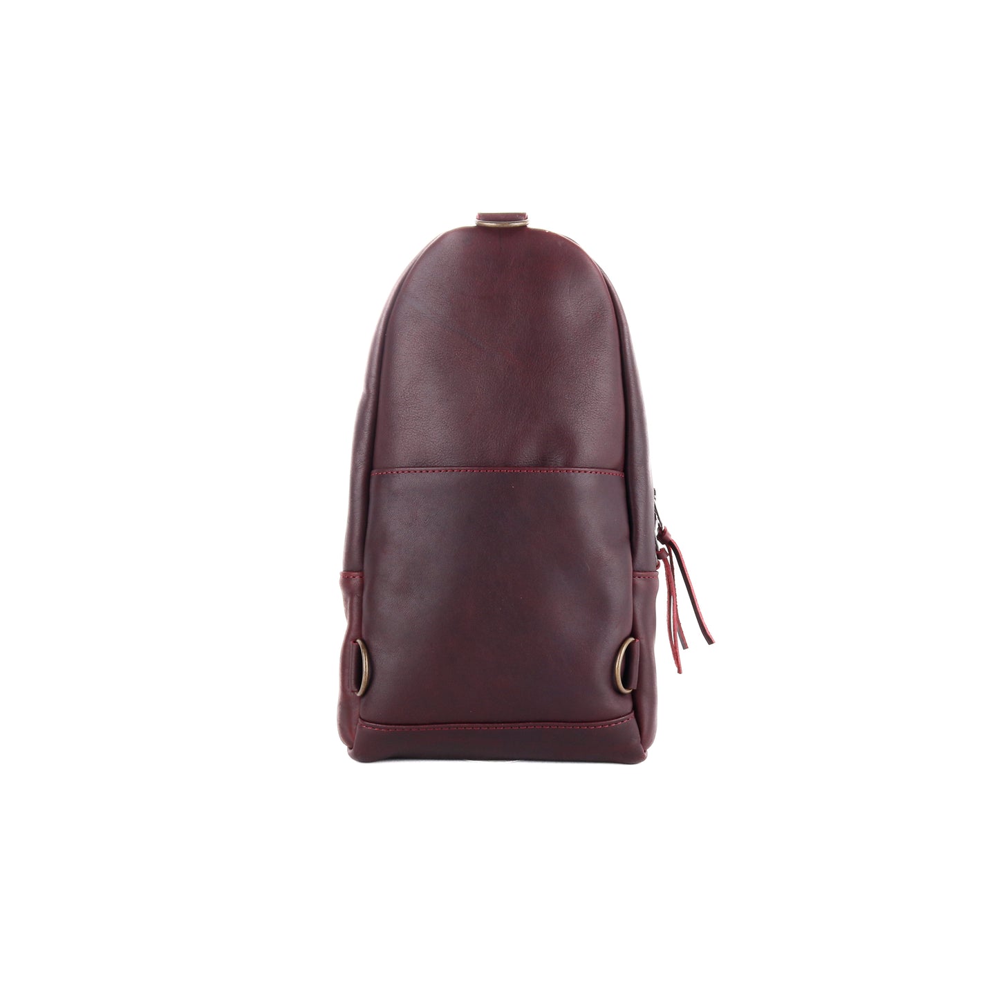 CROSSBODY SLING 2.0 - FULL LEATHER - NEW MOON ICON - VINO TINTO