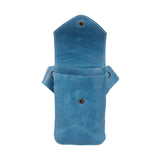 HIP SATCHEL - FULL LEATHER - CERULEAN