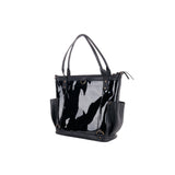 ALI'S STASH - MTPB - FULL LEATHER - PATENT BLACK - NO. A-10069