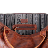 UPDATED WEEKENDER - FULL LEATHER - HONEY