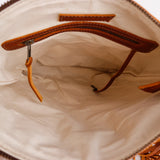 PERFECT FRINGE TOTE - OOAK HUIPIL - CAFE - NO. 10683