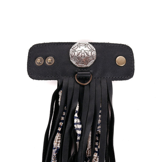 LAYERED TASSEL SET - THUNDERBIRD - BLACK